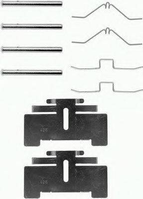 MINTEX MBA974 Комплектуючі, колодки дискового гальма