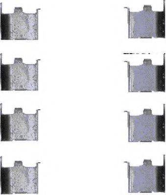 MINTEX MBA1132 Комплектуючі, колодки дискового гальма