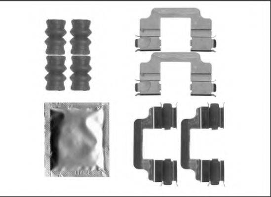 MINTEX MBA1806 Комплектуючі, колодки дискового гальма