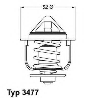 WAHLER 347788D Термостат, охолоджуюча рідина