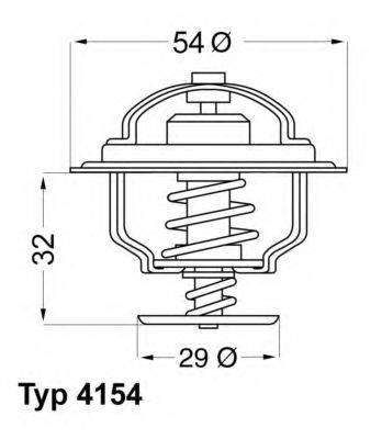 WAHLER 415488D Термостат, охолоджуюча рідина