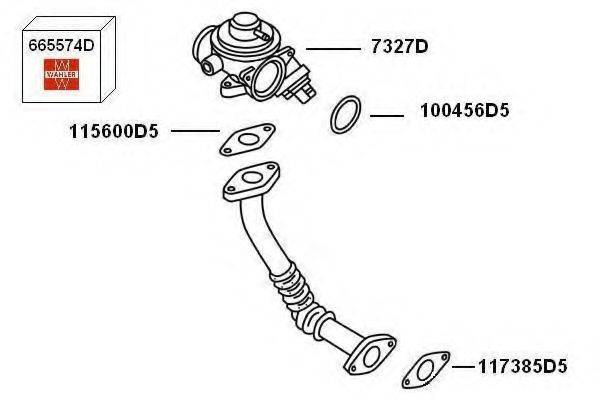 WAHLER 7900405 Рециркуляція ОГ