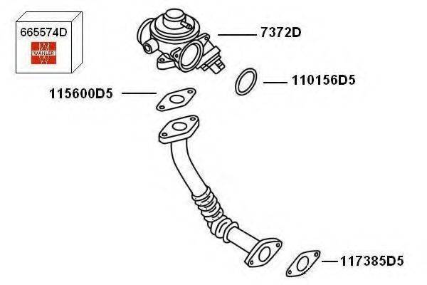 WAHLER 7900407 Рециркуляція ОГ