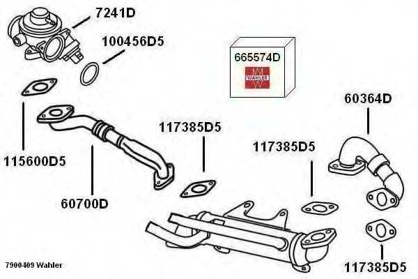 WAHLER 7900409 Рециркуляція ОГ