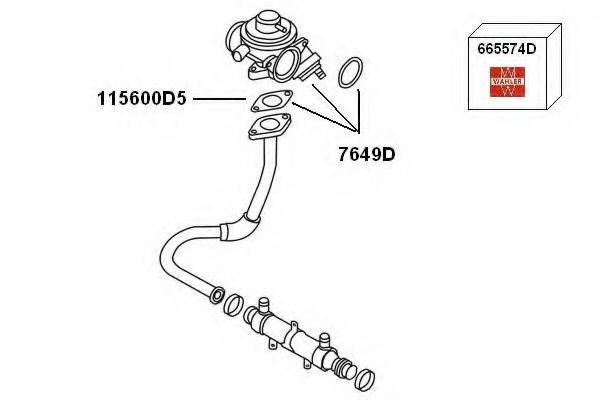 WAHLER 7900424 Рециркуляція ОГ