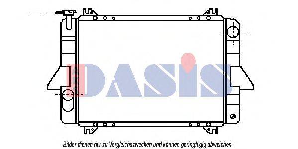 AKS DASIS 070660N Радіатор, охолодження двигуна