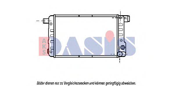 AKS DASIS 080100N Радіатор, охолодження двигуна