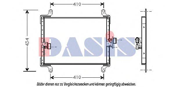 AKS DASIS 082270N Конденсатор, кондиціонер