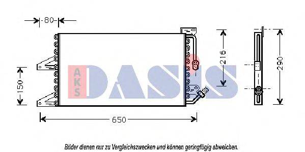 AKS DASIS 082310N Конденсатор, кондиціонер