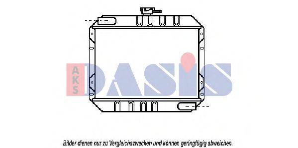 AKS DASIS 090030N Радіатор, охолодження двигуна