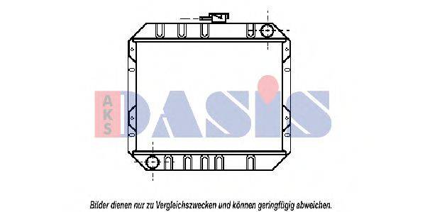 AKS DASIS 090190N Радіатор, охолодження двигуна