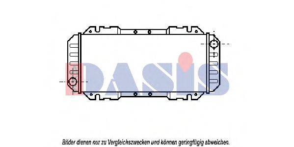 AKS DASIS 092110N Радіатор, охолодження двигуна