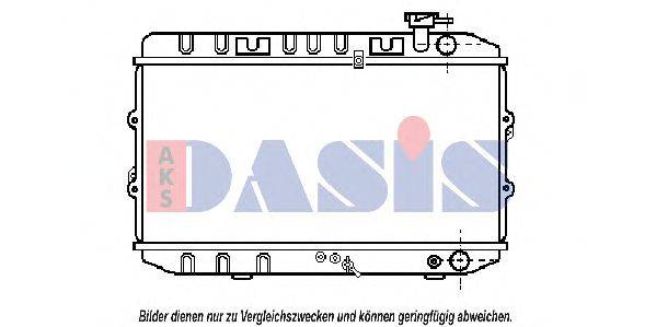 AKS DASIS 100370N Радіатор, охолодження двигуна