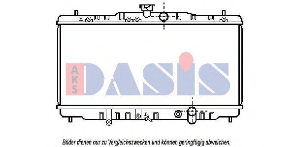 AKS DASIS 100770N Радіатор, охолодження двигуна