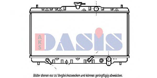 AKS DASIS 101250N Радіатор, охолодження двигуна