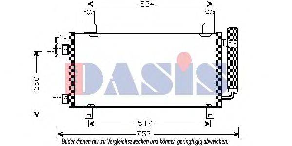 AKS DASIS 112015N Конденсатор, кондиціонер