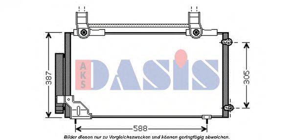 AKS DASIS 112025N Конденсатор, кондиціонер