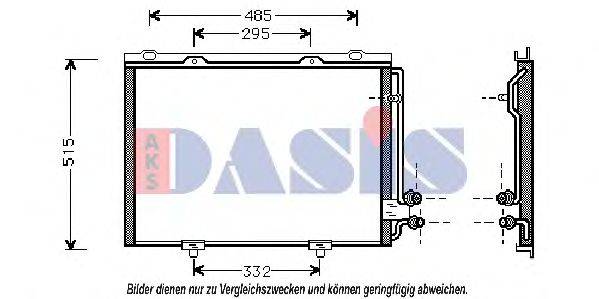 AKS DASIS 122120N Конденсатор, кондиціонер