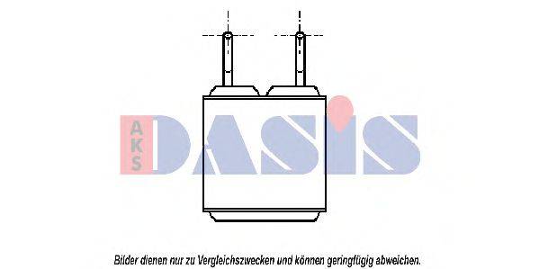 AKS DASIS 159190N Теплообмінник, опалення салону