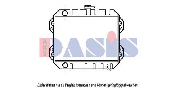 AKS DASIS 210790N Радіатор, охолодження двигуна