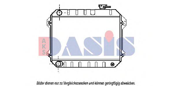 AKS DASIS 211790N Радіатор, охолодження двигуна