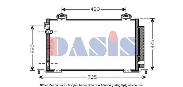 AKS DASIS 212041N Конденсатор, кондиціонер