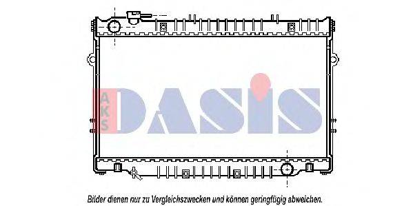 AKS DASIS 213420N Радіатор, охолодження двигуна