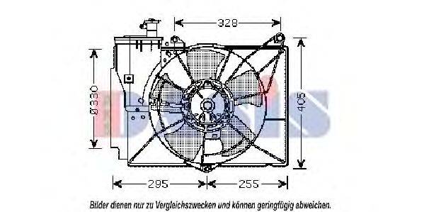 AKS DASIS 218034N Вентилятор, охолодження двигуна