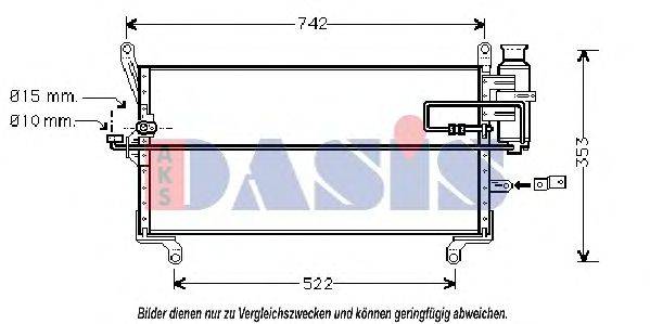 AKS DASIS 302001N Конденсатор, кондиціонер