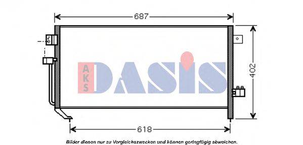 AKS DASIS 352008N Конденсатор, кондиціонер