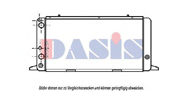 AKS DASIS 480015N Радіатор, охолодження двигуна