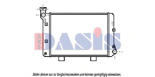 AKS DASIS 490150N Радіатор, охолодження двигуна