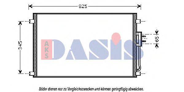 AKS DASIS 522013N Конденсатор, кондиціонер