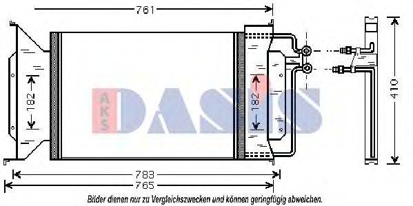 AKS DASIS 522035N Конденсатор, кондиціонер