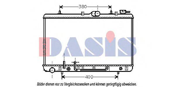 AKS DASIS 560210N Радіатор, охолодження двигуна