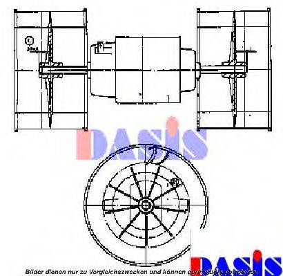 AKS DASIS 740910N Вентилятор салону