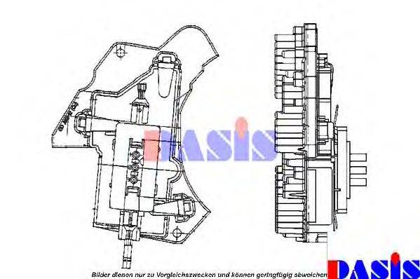 AKS DASIS 741340N Блок управління, опалення/вентиляція