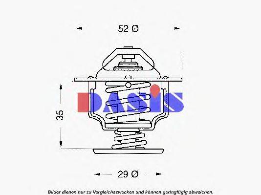 AKS DASIS 750933N Термостат, охолоджуюча рідина