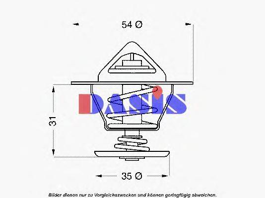 AKS DASIS 750959N Термостат, охолоджуюча рідина