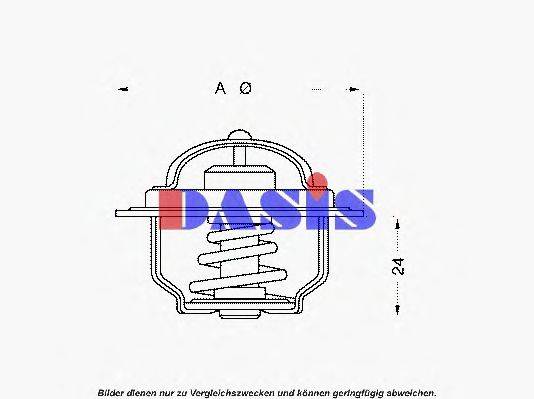 AKS DASIS 751765N Термостат, охолоджуюча рідина