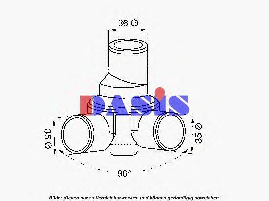 AKS DASIS 751835N Термостат, охолоджуюча рідина