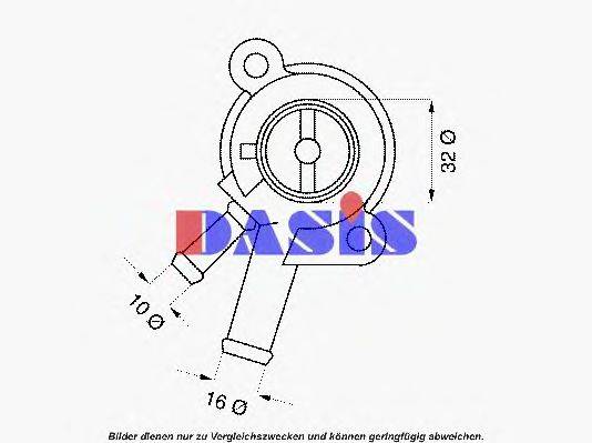 AKS DASIS 751842N Термостат, охолоджуюча рідина