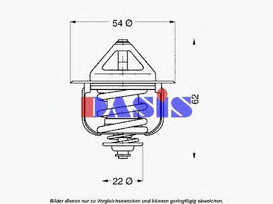 AKS DASIS 751847N Термостат, охолоджуюча рідина