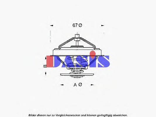 AKS DASIS 751877N Термостат, охолоджуюча рідина