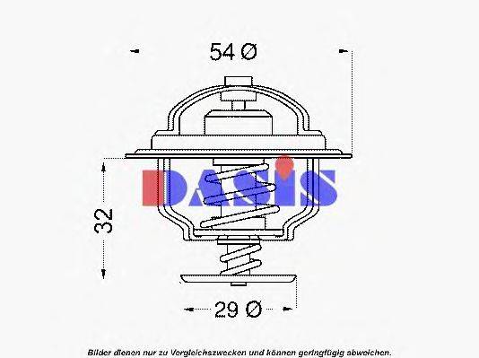 AKS DASIS 751889N Термостат, охолоджуюча рідина