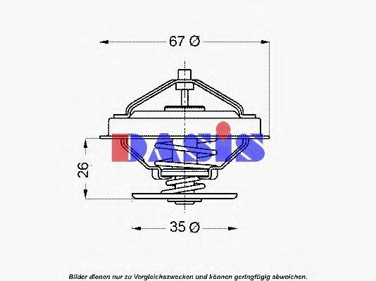 AKS DASIS 751931N Термостат, охолоджуюча рідина