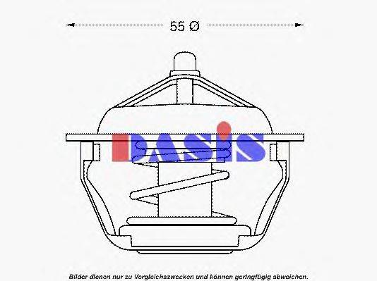 AKS DASIS 751965N Термостат, охолоджуюча рідина