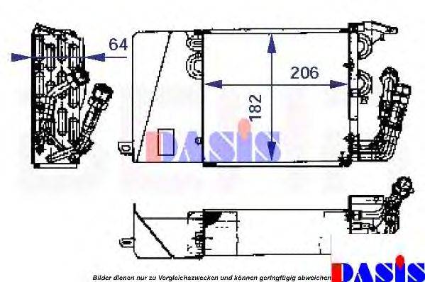 AKS DASIS 820191N Випарник, кондиціонер