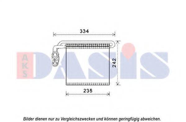 AKS DASIS 820358N Випарник, кондиціонер