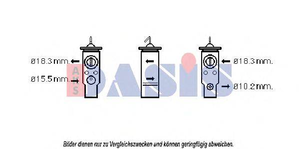 AKS DASIS 840167N Розширювальний клапан, кондиціонер
